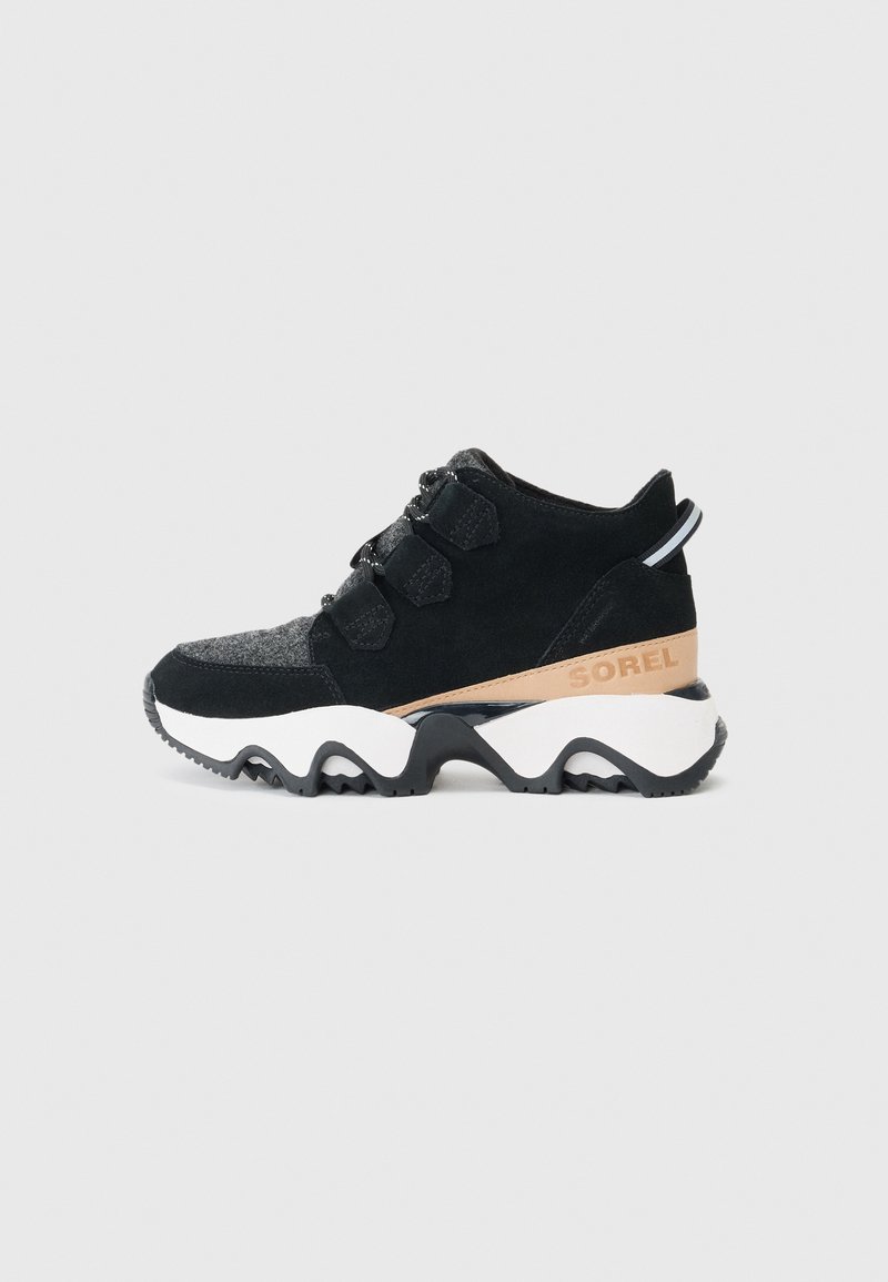 Sorel Enkellaarsjes met sleehak zwart