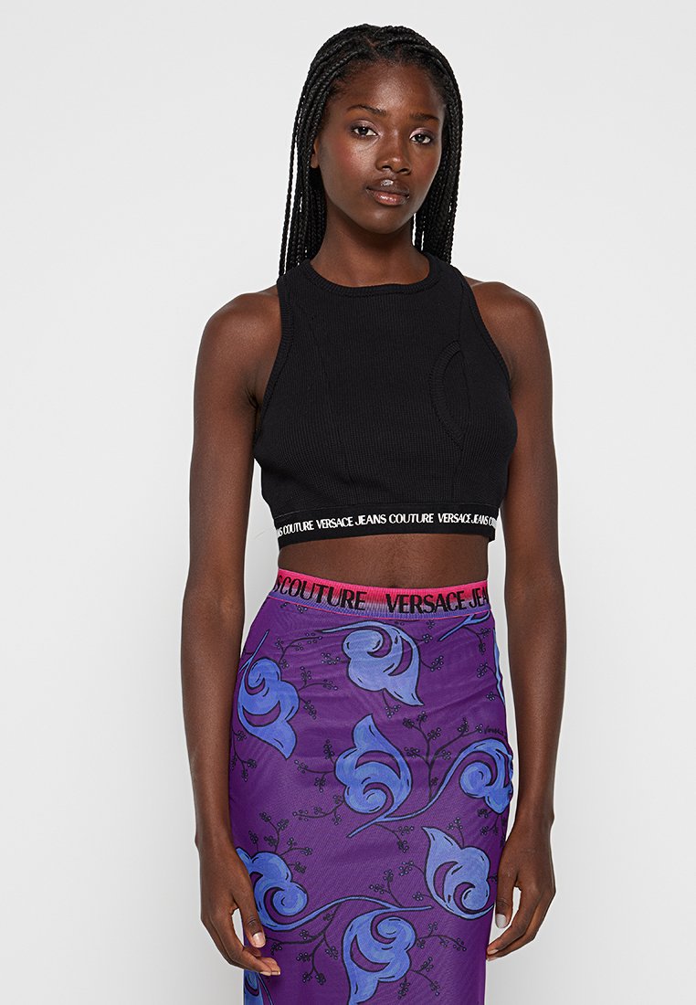 Versace Jeans Couture Top zwart