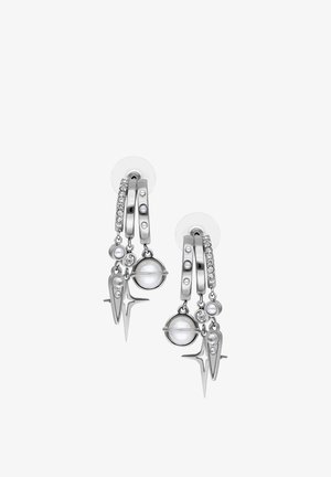 Wildcat, Earrings - silver-coloured