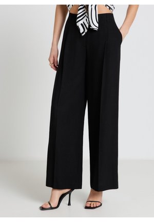 Calliope, PANTALONE LUNGO TINTA UNITA - Pantalon classique - ultrablack