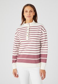 Damart ESPRIT MARINIÈRE - Sudadera - bordeaux rayé