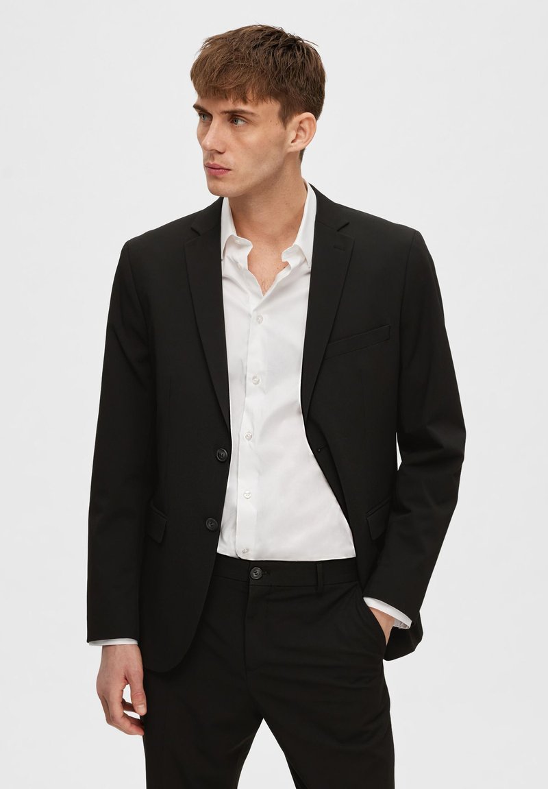 Selected Homme - SLHSLIM-LIAM - Blazer jacket - black, Enlarge