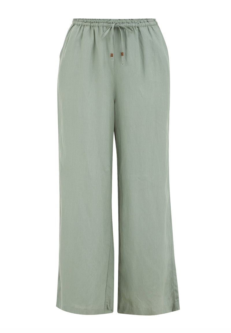 WE Fashion Broek lichtgroen