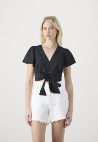 Vero Moda TILDA TIE  - Camicetta - black
