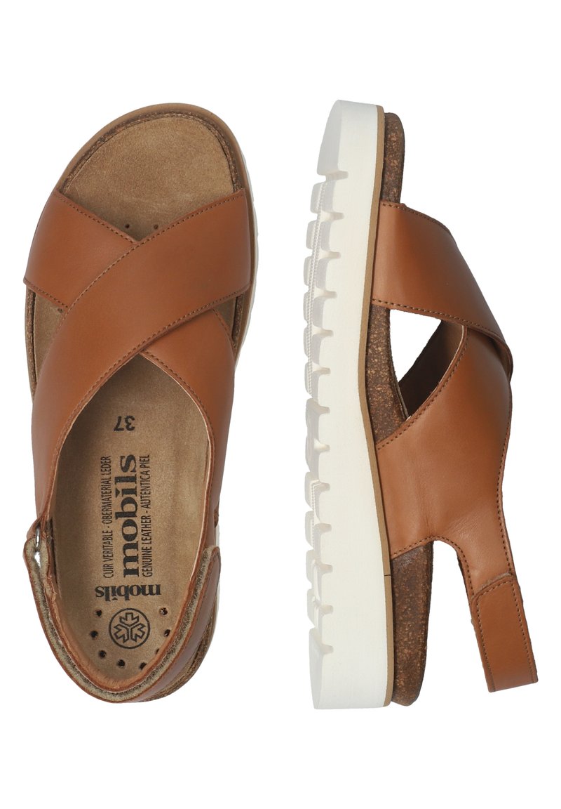 Damen Sneaker | Mobils Ergonomic SANDALETTE TALLY Riemensandalette brandy/cognac - QC84945 Damen Sneaker | Mobils Ergonomic SANDALETTE TALLY Riemensandalette brandy/cognac - QC84945