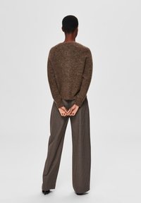 Selected Femme SLFLULU CARDIGAN - Strickjacke - dachshund