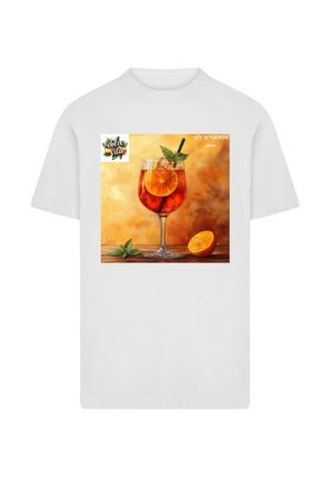 2Y Studios DOLCE VITA APEROL SPRITZ - T-Shirt print - white