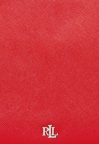 Lauren Ralph Lauren CROSSHATCH LEATHER MEDIUM DANNI BAG - Ručna torba - festive red
