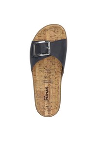 Sioux AORISKA - Pantolette flach - dunkelblau