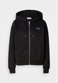 Zip-up sweatshirt - black