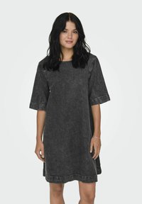 ONLY ONLGIGI A-SHAPE - Jeansklänning - dark grey denim