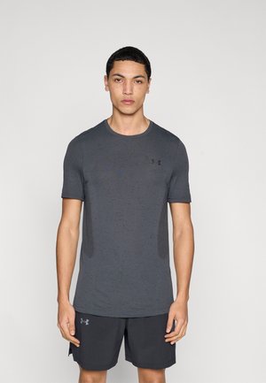 VANISH SEAMLESS - Trükipildiga T-särk - castlerock/black