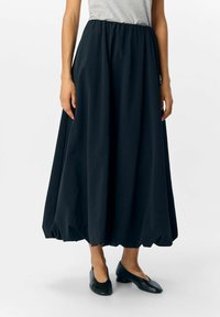 MIDI BALLON - A-snit nederdel - black