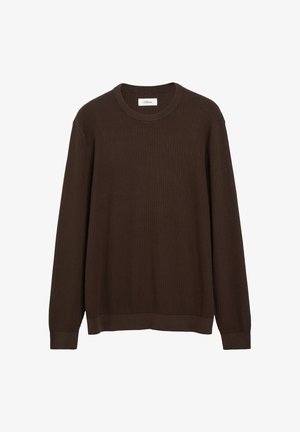s.Oliver, STRICKPULLOVER - Strickpullover - dunkelbraun