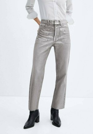 Jeans Straight Leg - silver-coloured