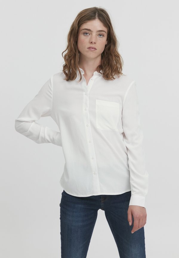 IHMain - Button-down blouse - cloud dancer