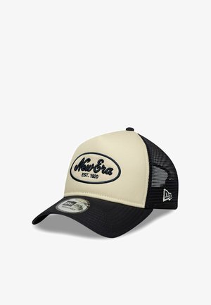 New Era, TRUCKER OVAL BRAND SCRIPT - Cap - beige