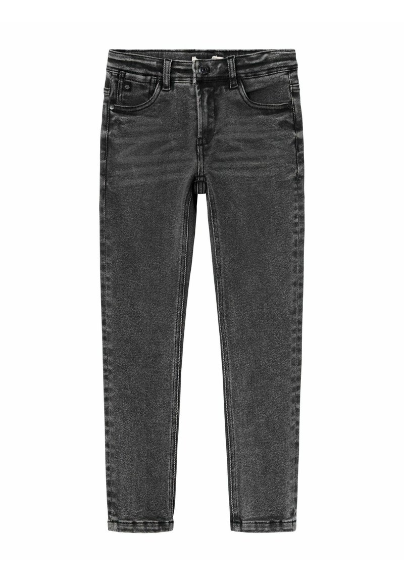name it Slim fit jeans donkergrijs
