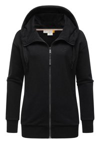 Ragwear YODIS - Užtrauktuku užsegamas treningas - black