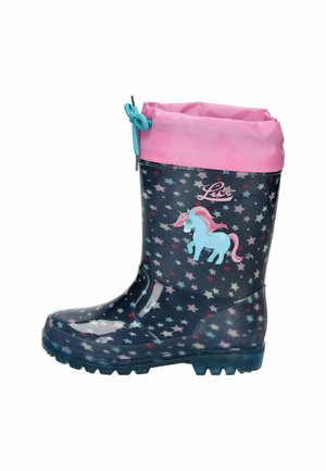 LICO Winter boots - marine rosa türkis
