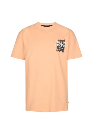 BACK PRINT VAQUERO - Tricou cu imprimeu - tropical orange