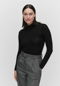 Dobber APRILLO TURTLENECK - Pitkähihainen paita - black