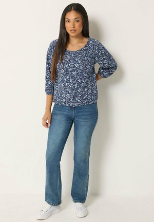 M&Co, PETITE TOPS - T-shirt à manches longues - navy