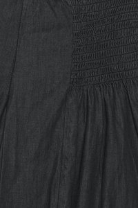 PULZ PZJILL - Vaqueros boyfriend - black denim