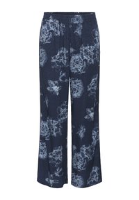 CUALEXA - Kalhoty - blue flower