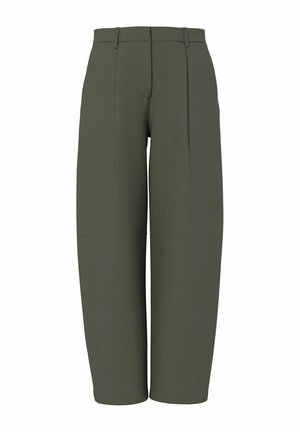 Pieces, PCBOSELLA MW BARREL PANTS NOOS BC - Pantalon classique - forest night
