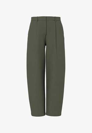 Pieces, PCBOSELLA MW BARREL PANTS NOOS BC - Pantalones - forest night