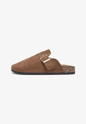 FALBALA, CARMELINA - Sabots - tabac