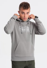 Ombre HOODED - Hoodie - grey