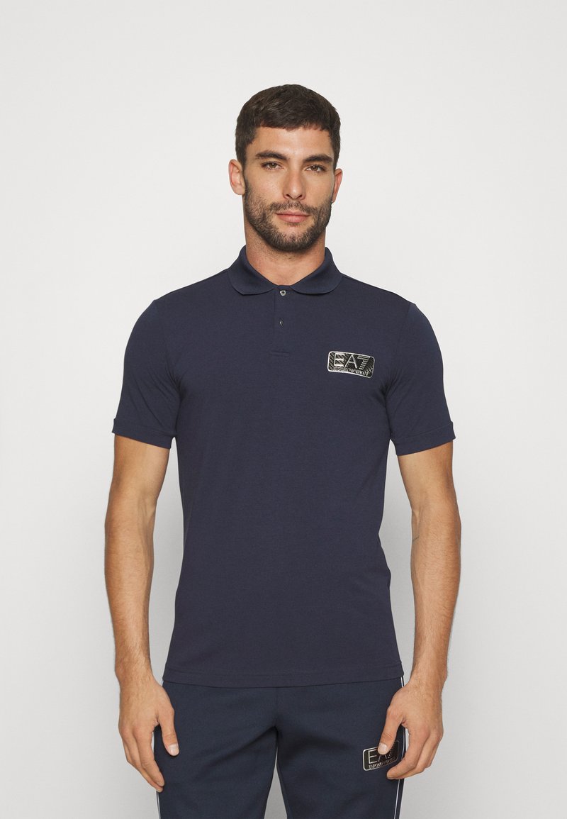 EA7 Emporio Armani TENNIS CLUB Polo shirt navy blue/dark blue