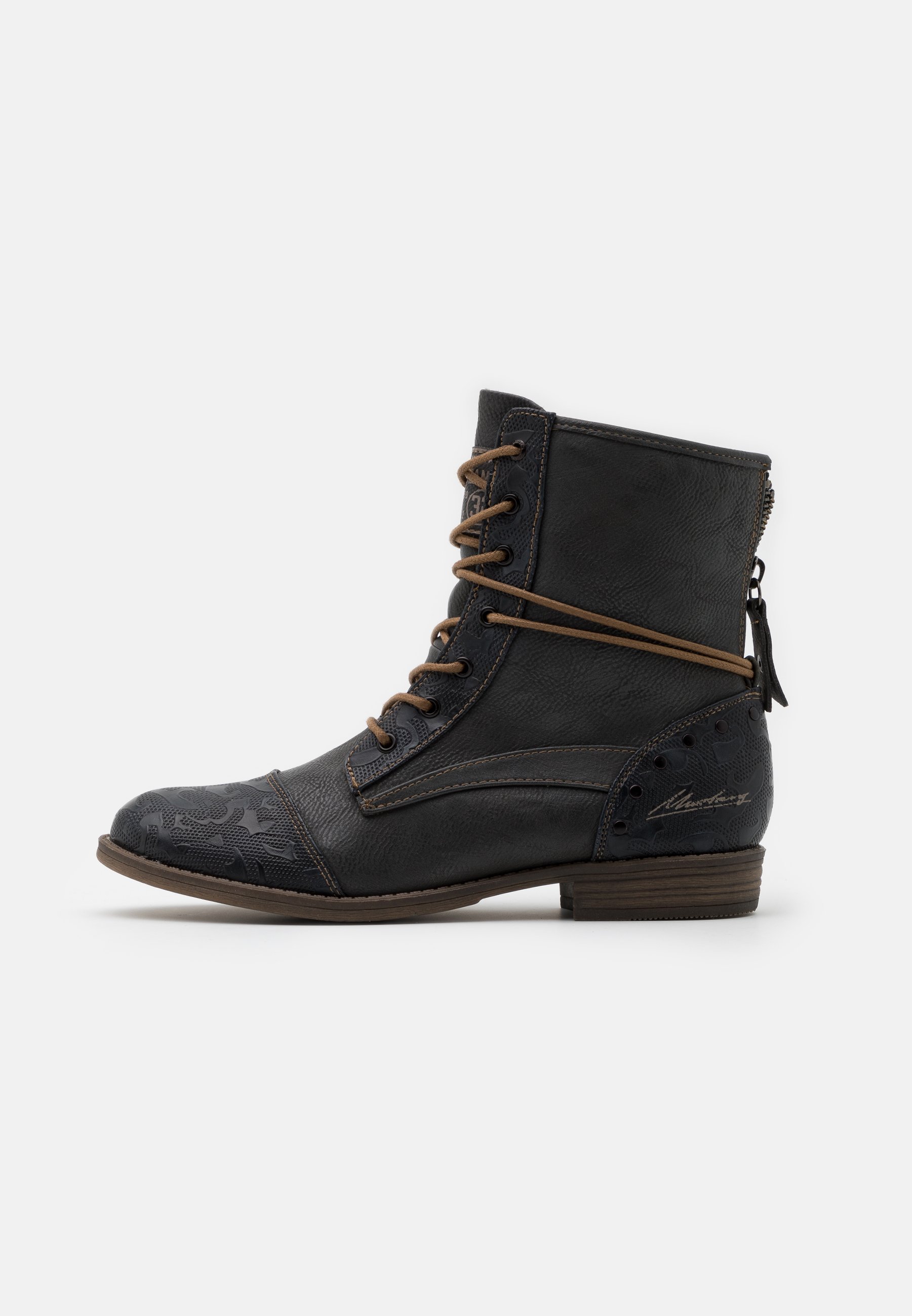 mustang bottines à lacets couleur graphit homme mustang bottines à lacets couleur graphit homme