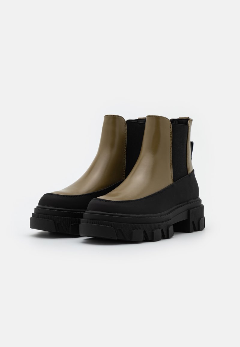Damen Ankle Boots | ONLY SHOES ONLTOLA STRUCTURE BOOT Plateaustiefelette green/grün - VO51649 Damen Ankle Boots | ONLY SHOES ONLTOLA STRUCTURE BOOT Plateaustiefelette green/grün - VO51649