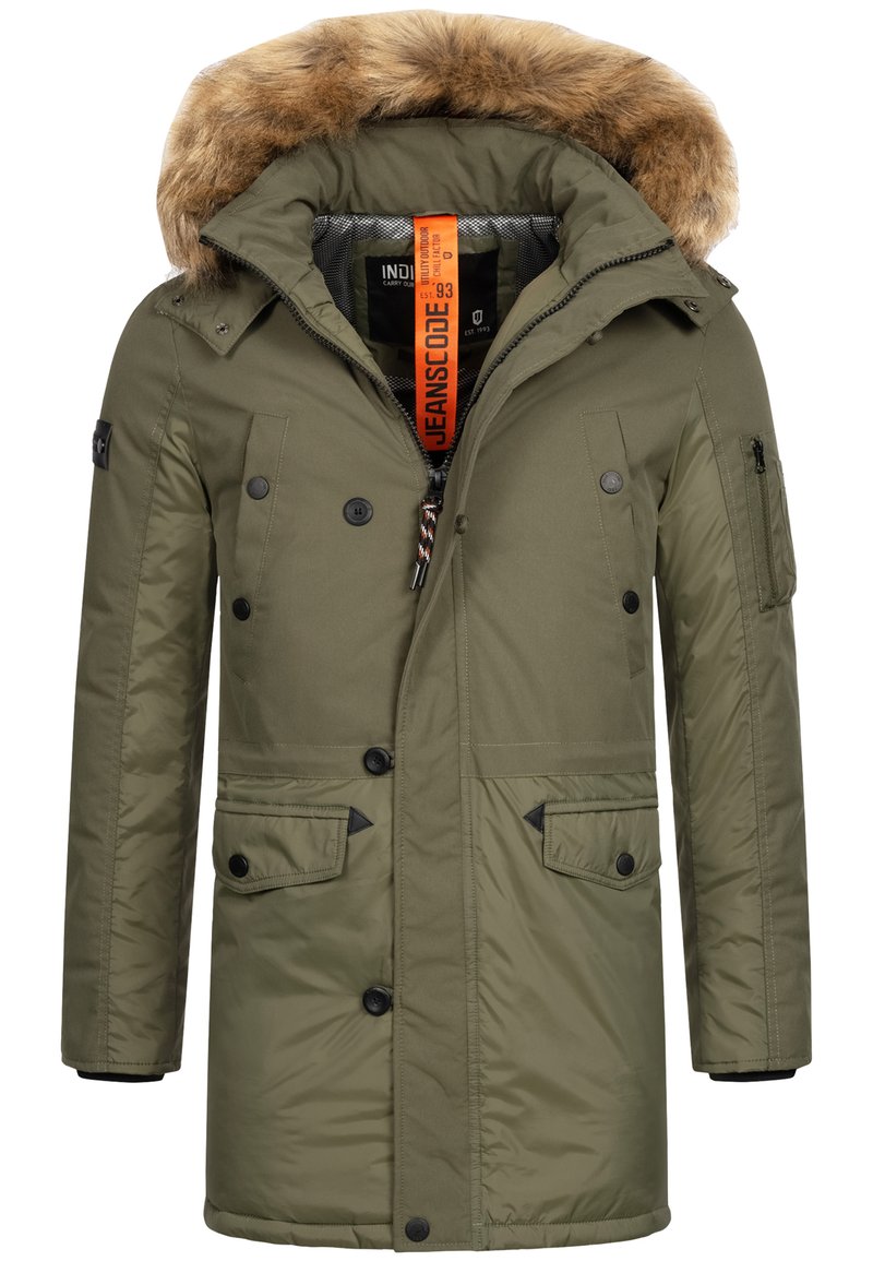 INDICODE JEANS Parka donkergroen