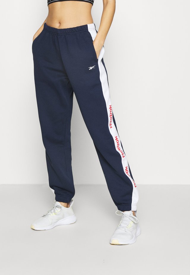 LINEAR LOGO PANT - Pantalon de survêtement - dark blue