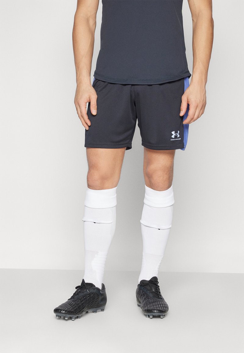 Under Armour CHALLENGER - Sport rövidnadrágok - black/celeste