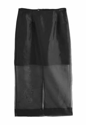 REGULAR FIT   - A-lijn rok - black