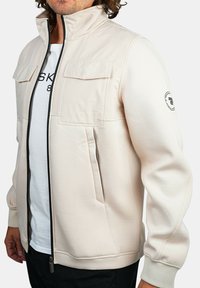 Redskins Sweat zippé - beige