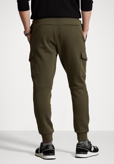 Polo Ralph Lauren DOUBLE KNIT CARGO JOGGER PANT - Spodnji deli trenirk - company olive