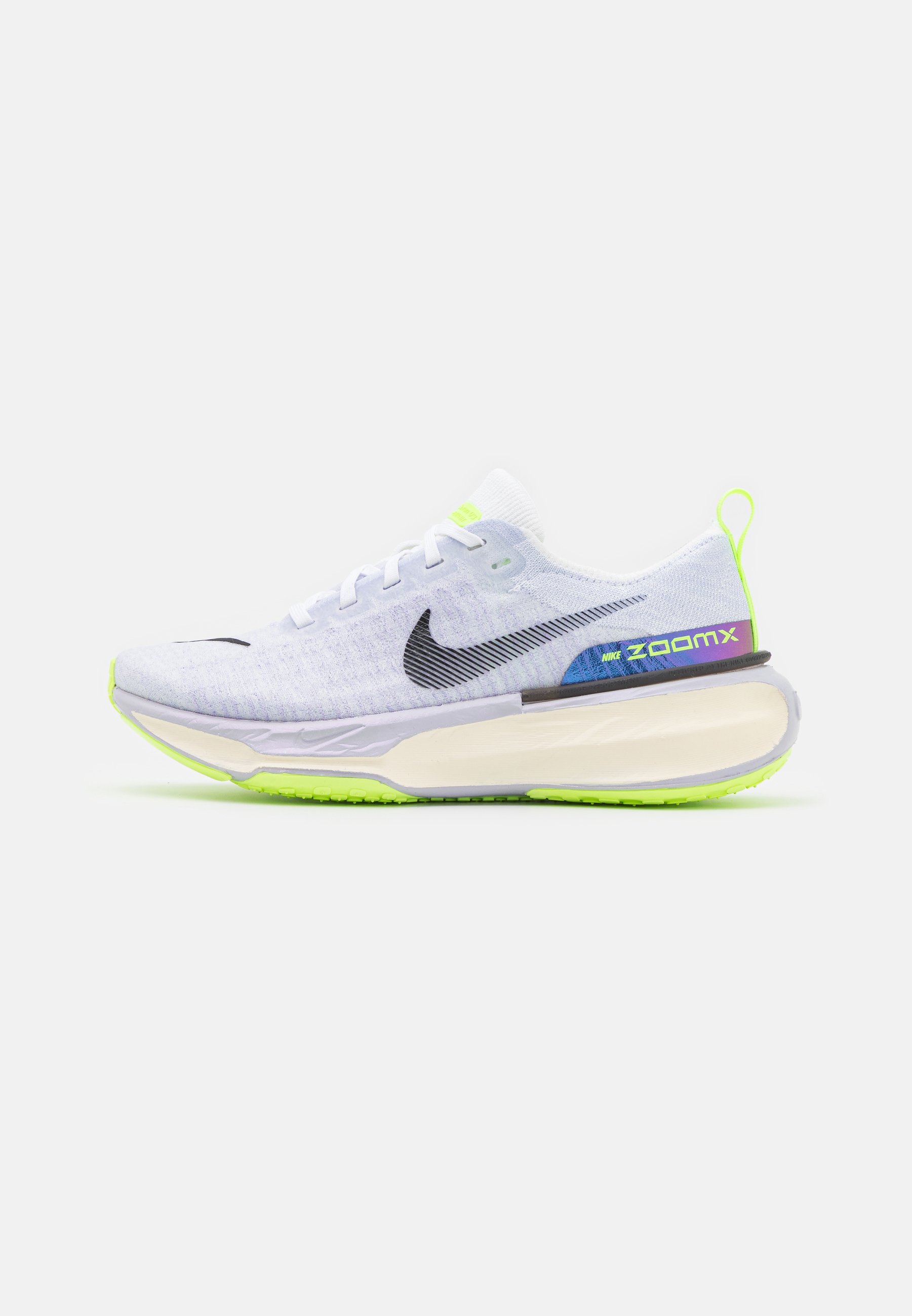 Nike Performance ZOOMX INVINCIBLE RUN FK 3 - Hardloopschoenen competitie -  white/black/blue tint/purple agate/green strike/wit - Zalando.nl