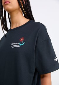 Converse SUMMER LOOSE - T-shirt print - black
