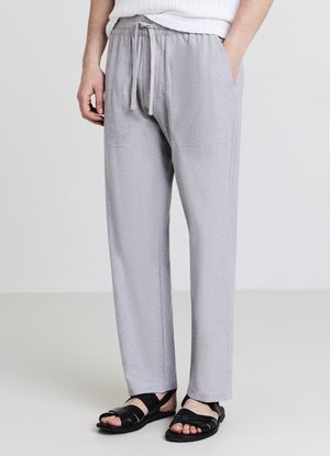 Stoffhose - grigio melange