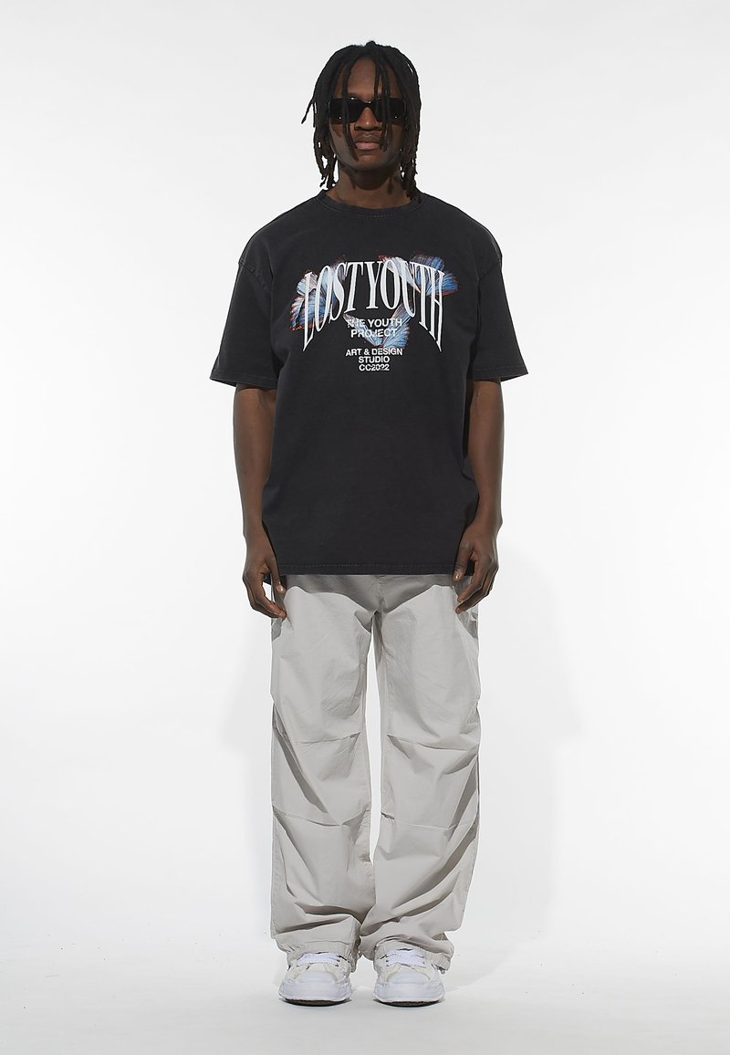 Lost Youth HEAVY TShirt print black/dunkelgrau Zalando.de