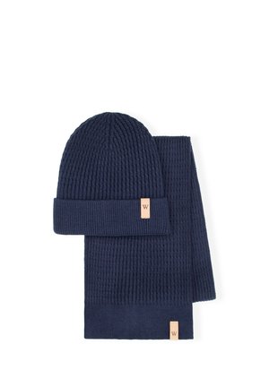 UNISEX WINTER SET - Muts - dark blue