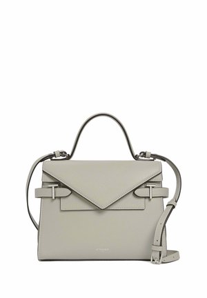 DOUBLE RABAT MOYEN MODÈLE EMILIE - Handbag - gray