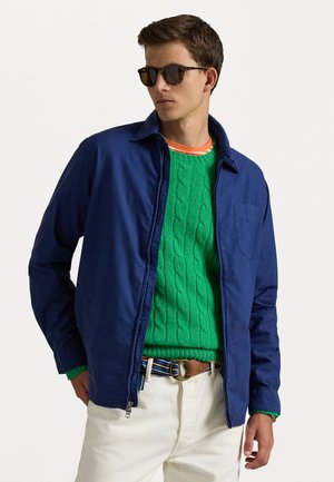 GARMENT-DYED OXFORD OVERSHIRT - Viegla jaka - freshwater