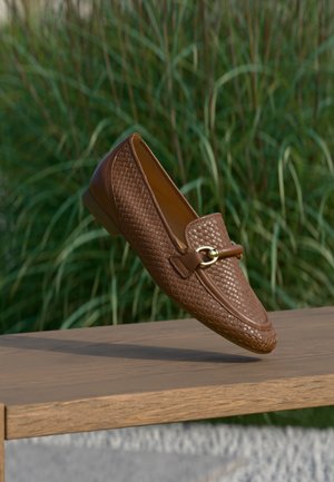 Slipper - cognac